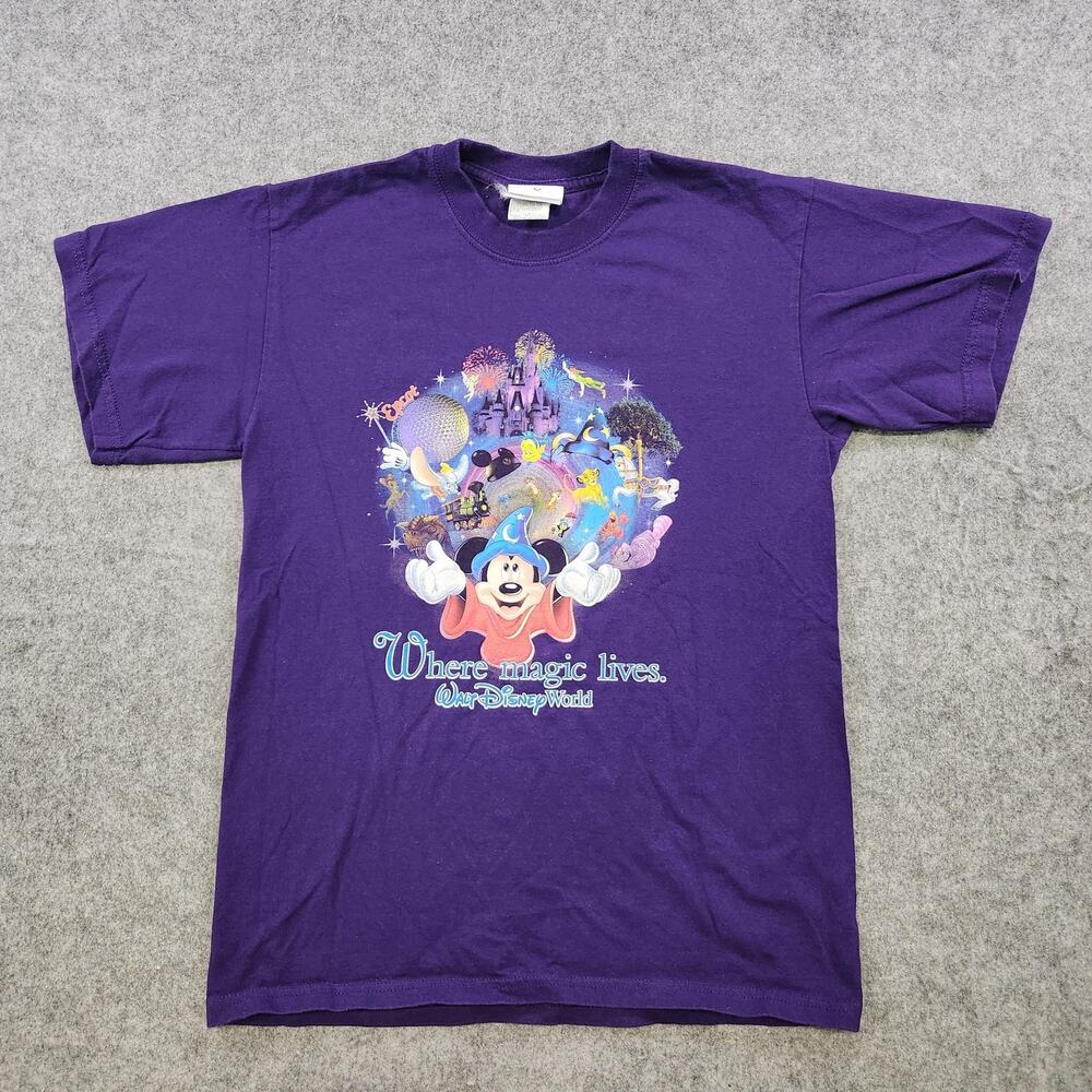 VTG Walt Disney World Shirt Mens Medium Where Magic Lives Parks Mickey Mouse - Picture 3 of 10